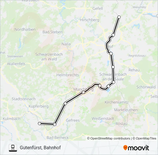 RB99 Train Line Map