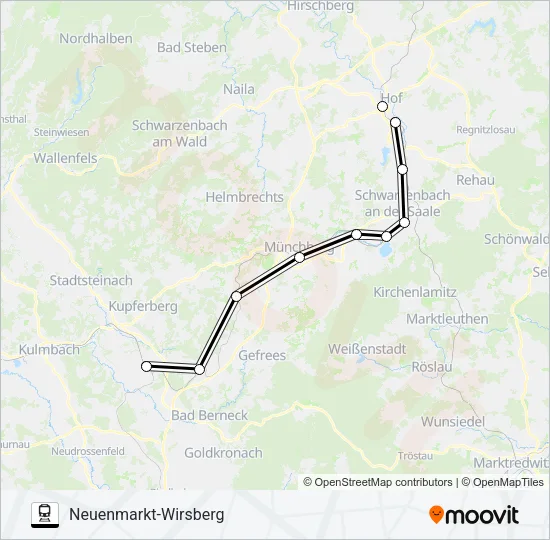 RB99 Train Line Map