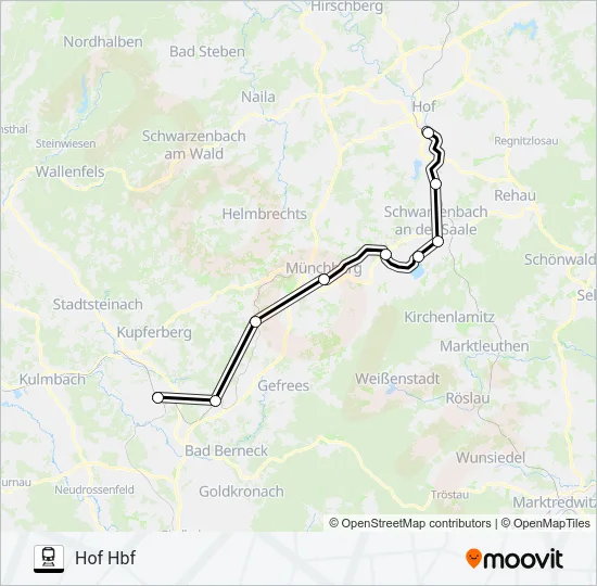 RB99 Train Line Map