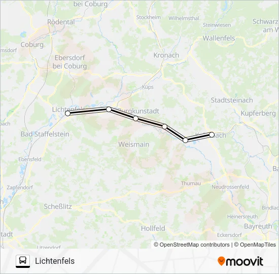Автобус EV: карта маршрута