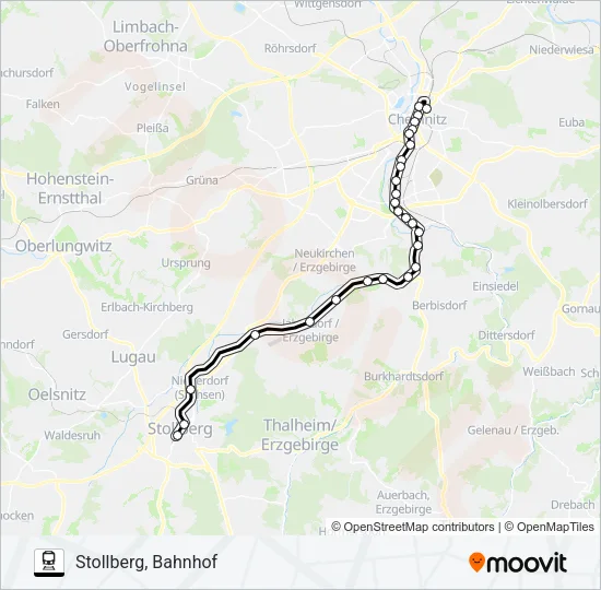 C11 Train Line Map