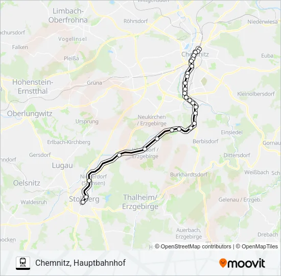 C11 Train Line Map
