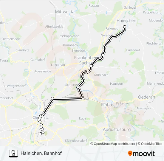 C15 Train Line Map