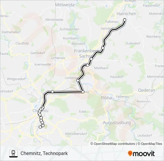 C15 Train Line Map