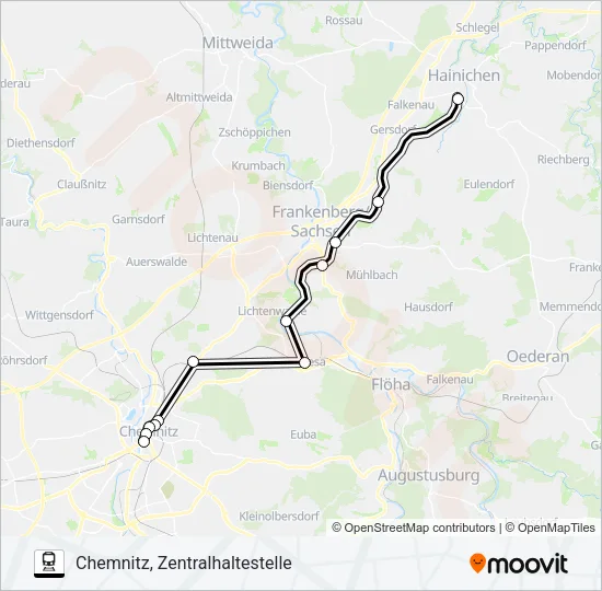 C15 Train Line Map