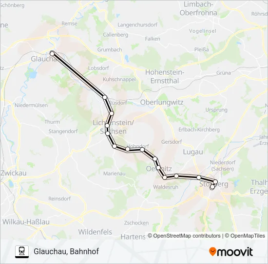 RB92 Train Line Map