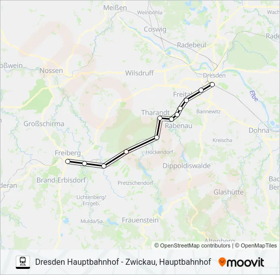 RB30 Train Line Map
