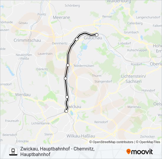 RB30 Train Line Map