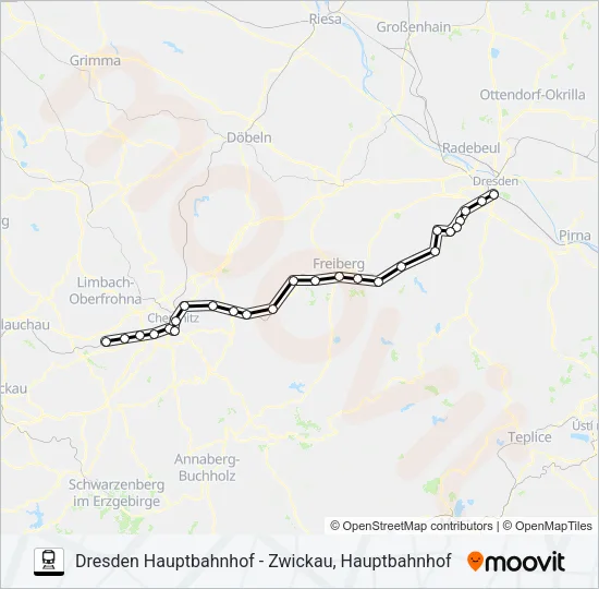 RB30 Train Line Map
