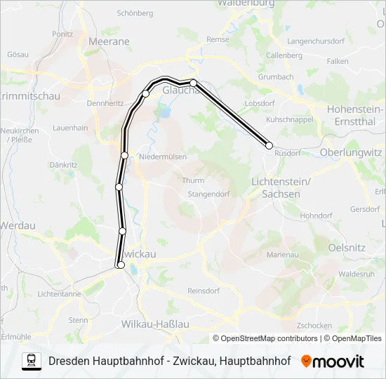 RB30 Train Line Map