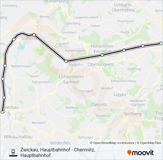 RB30 Train Line Map