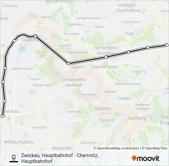 RB30 Train Line Map