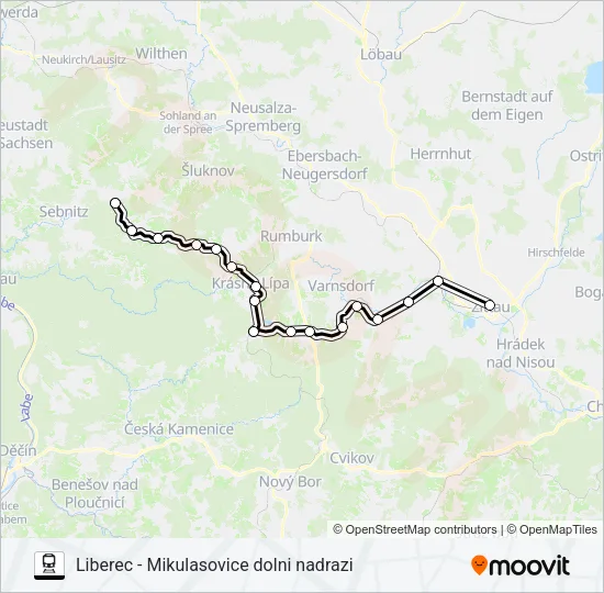 T9 Train Line Map