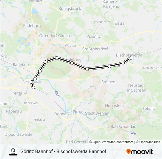 RB60 Train Line Map