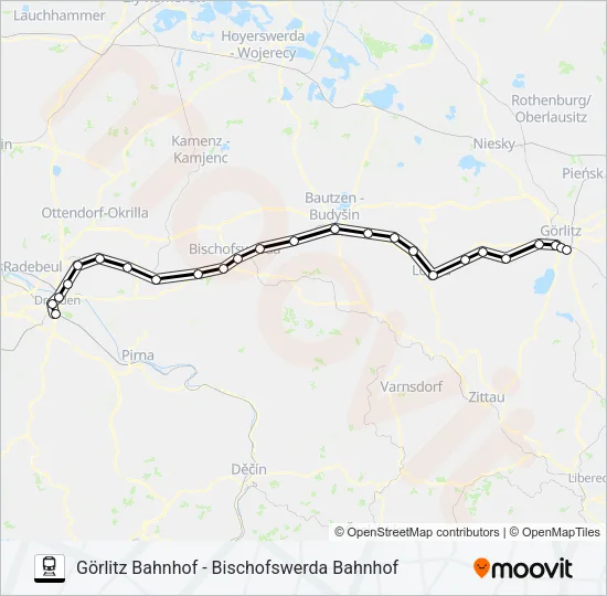 RB60 Train Line Map