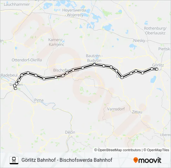 RB60 Train Line Map