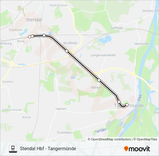 RB33 Train Line Map