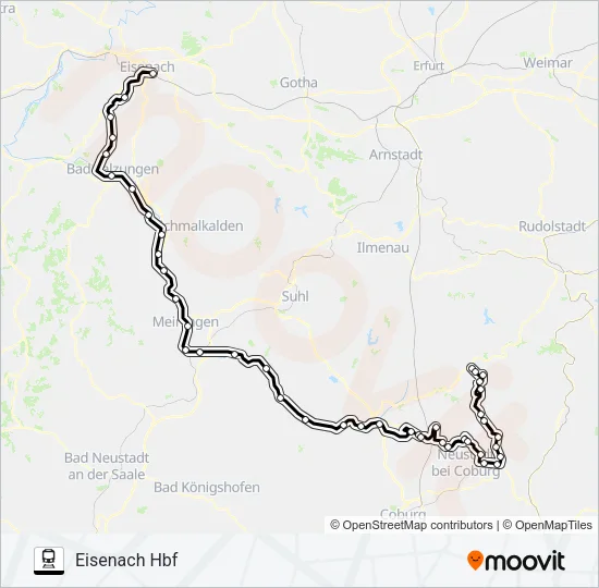 RB41 Train Line Map