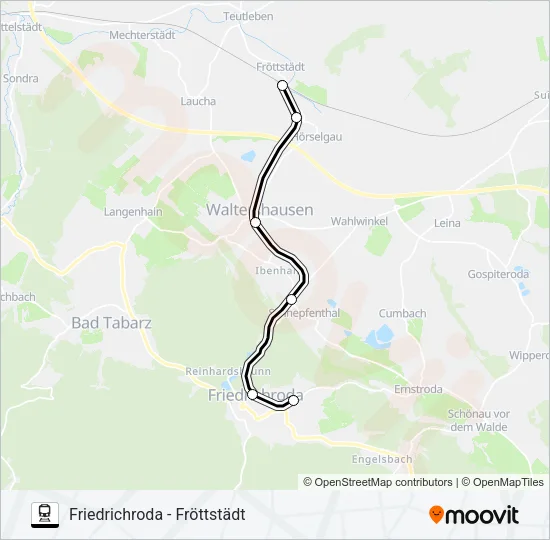 RB48 Train Line Map
