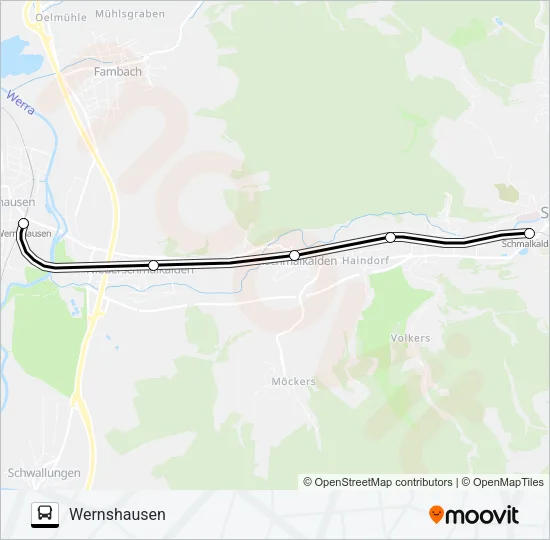 Автобус EV: карта маршрута