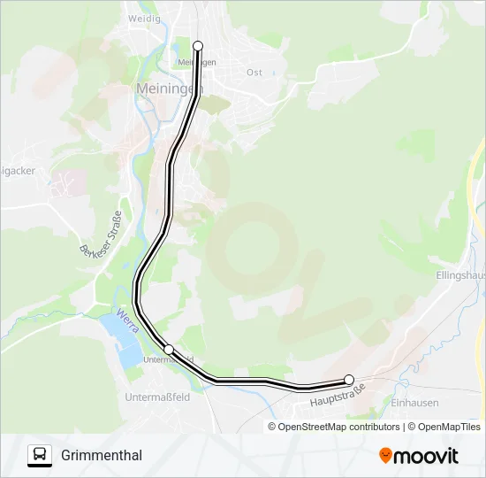 EV Bus Line Map