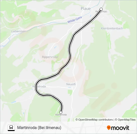 Автобус EV: карта маршрута