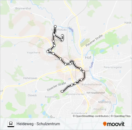 15E3 Bus Line Map