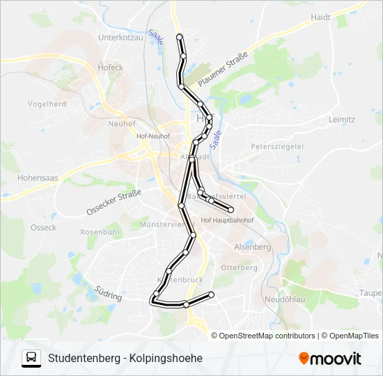15E6 Bus Line Map