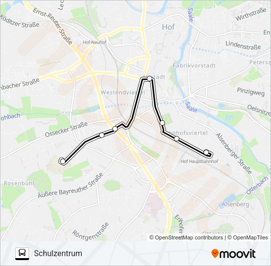 Автобус 15E9: карта маршрута