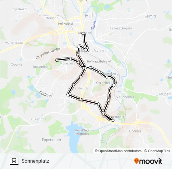 Автобус 15E12: карта маршрута