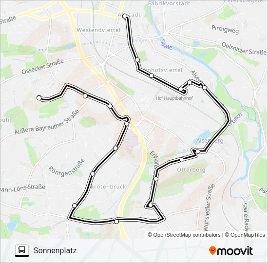Автобус 15E13: карта маршрута