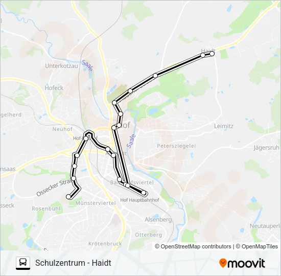15E15 Bus Line Map