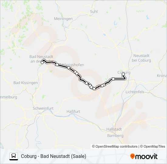 800 Bus Line Map