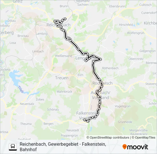 10 Bus Line Map