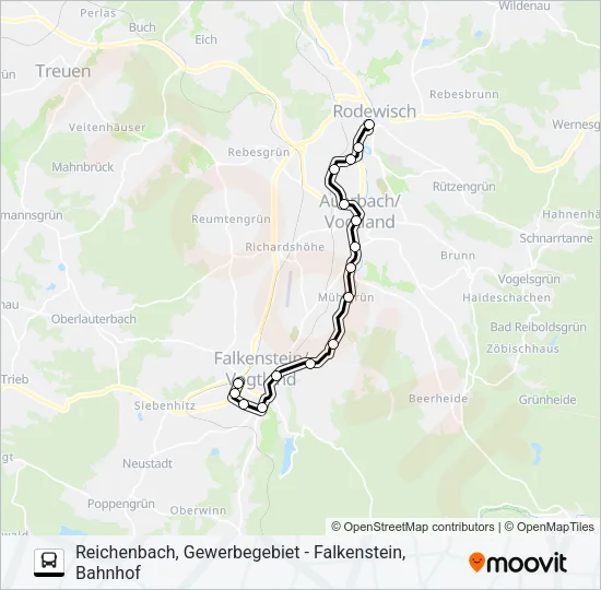 10 Bus Line Map