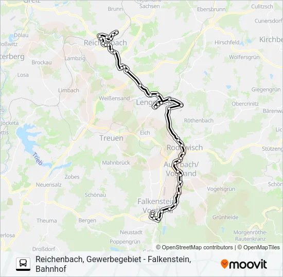 10 Bus Line Map