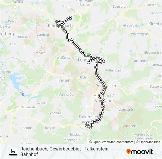 10 Bus Line Map