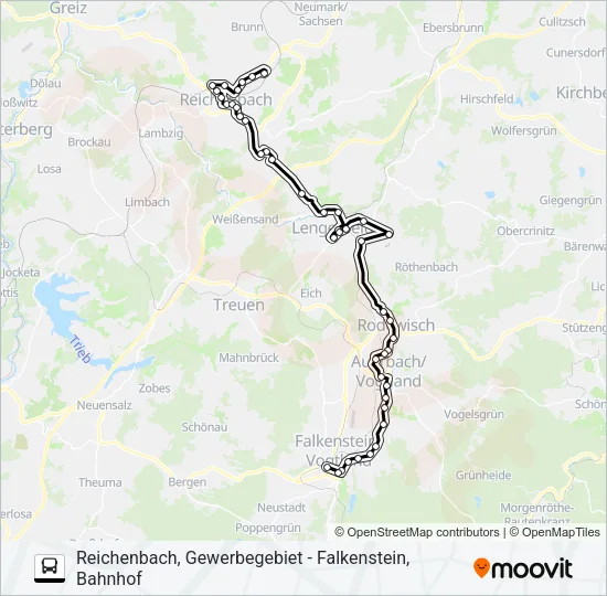 10 Bus Line Map