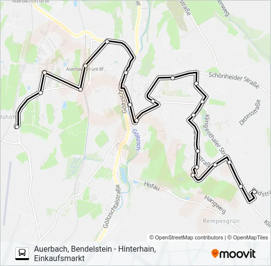 11 Bus Line Map