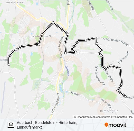 Автобус 11: карта маршрута