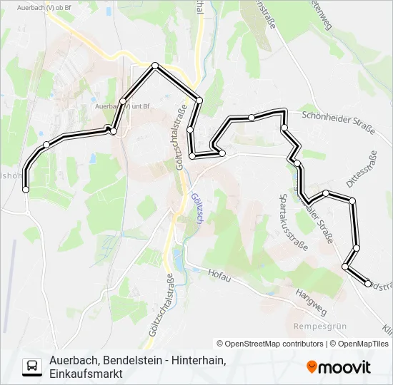 11 Bus Line Map