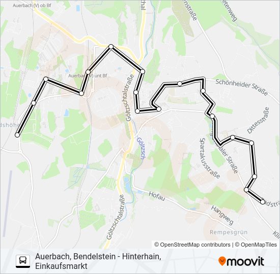 Автобус 11: карта маршрута