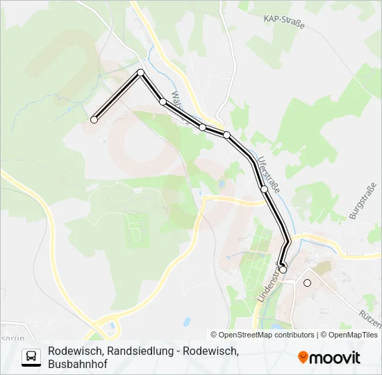 12 Bus Line Map