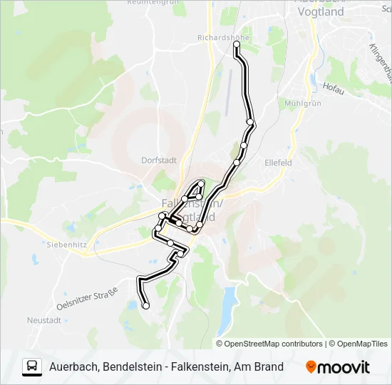 14 Bus Line Map