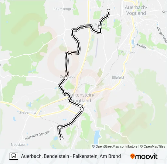 14 Bus Line Map
