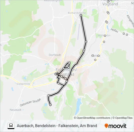 14 Bus Line Map