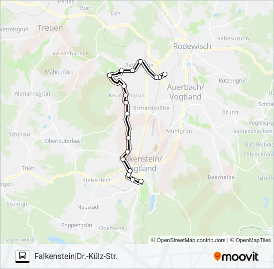 15 Bus Line Map
