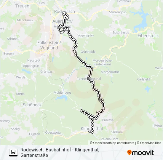 20 Bus Line Map