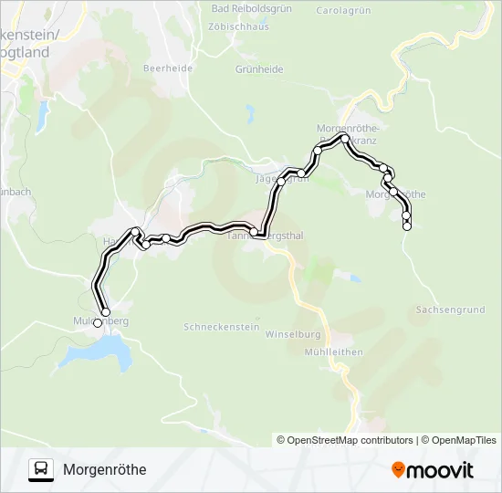 22 Bus Line Map