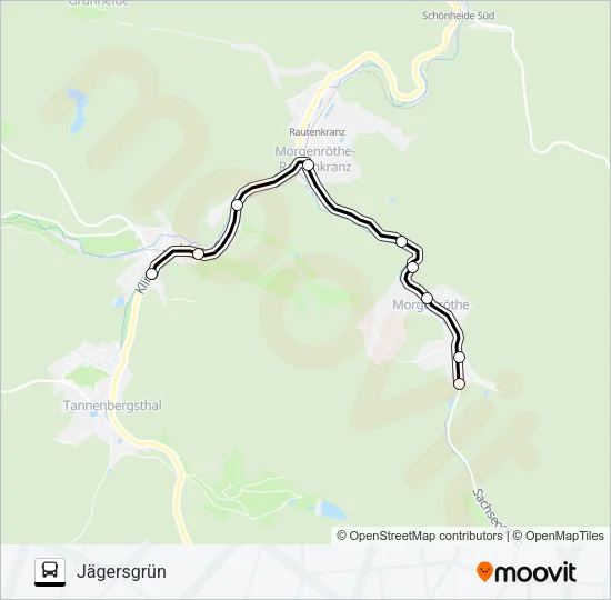 22 Bus Line Map